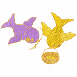 Small Birds Embroidery Design 12 Small Birds Embroidery Design 12